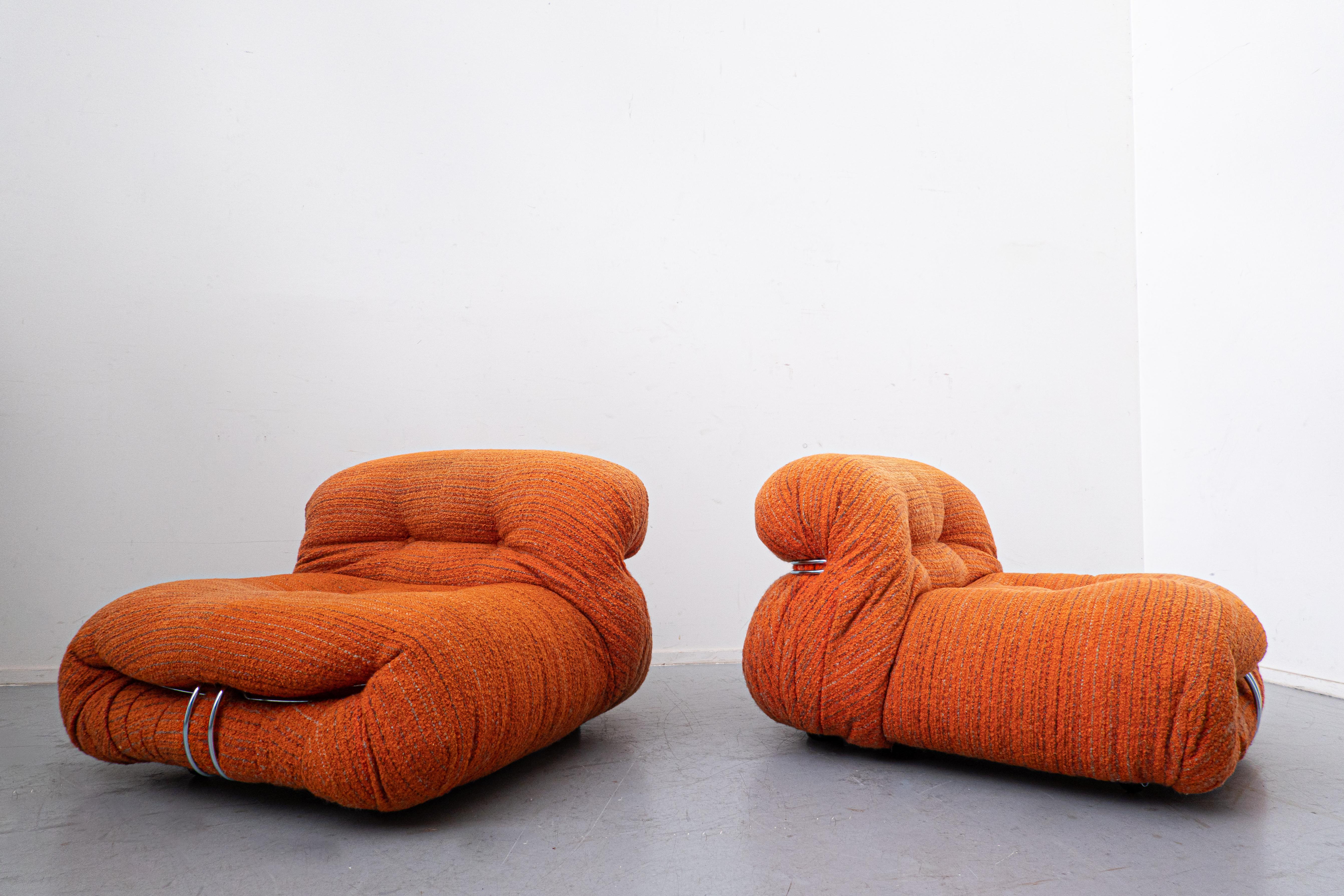 Pair of orange 