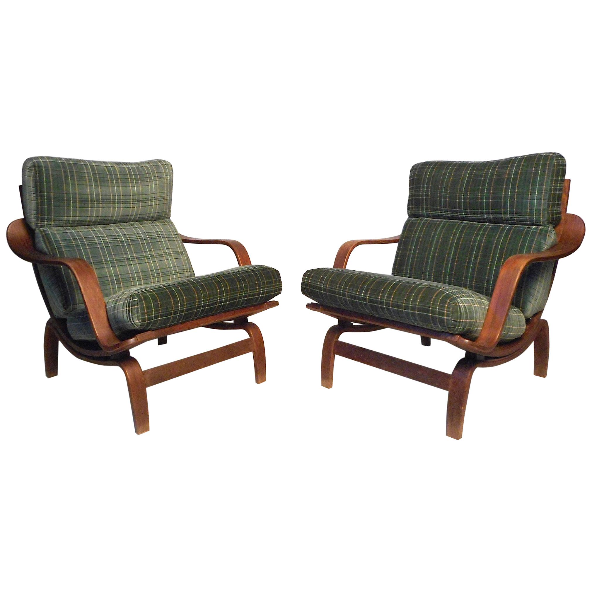 Pair of "Orbit" Lounge Chairs by Charlton