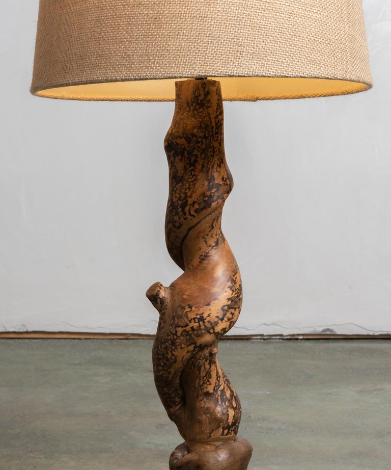 Pair of Organic Cyprus Table Lamps, circa 1960 at 1stDibs