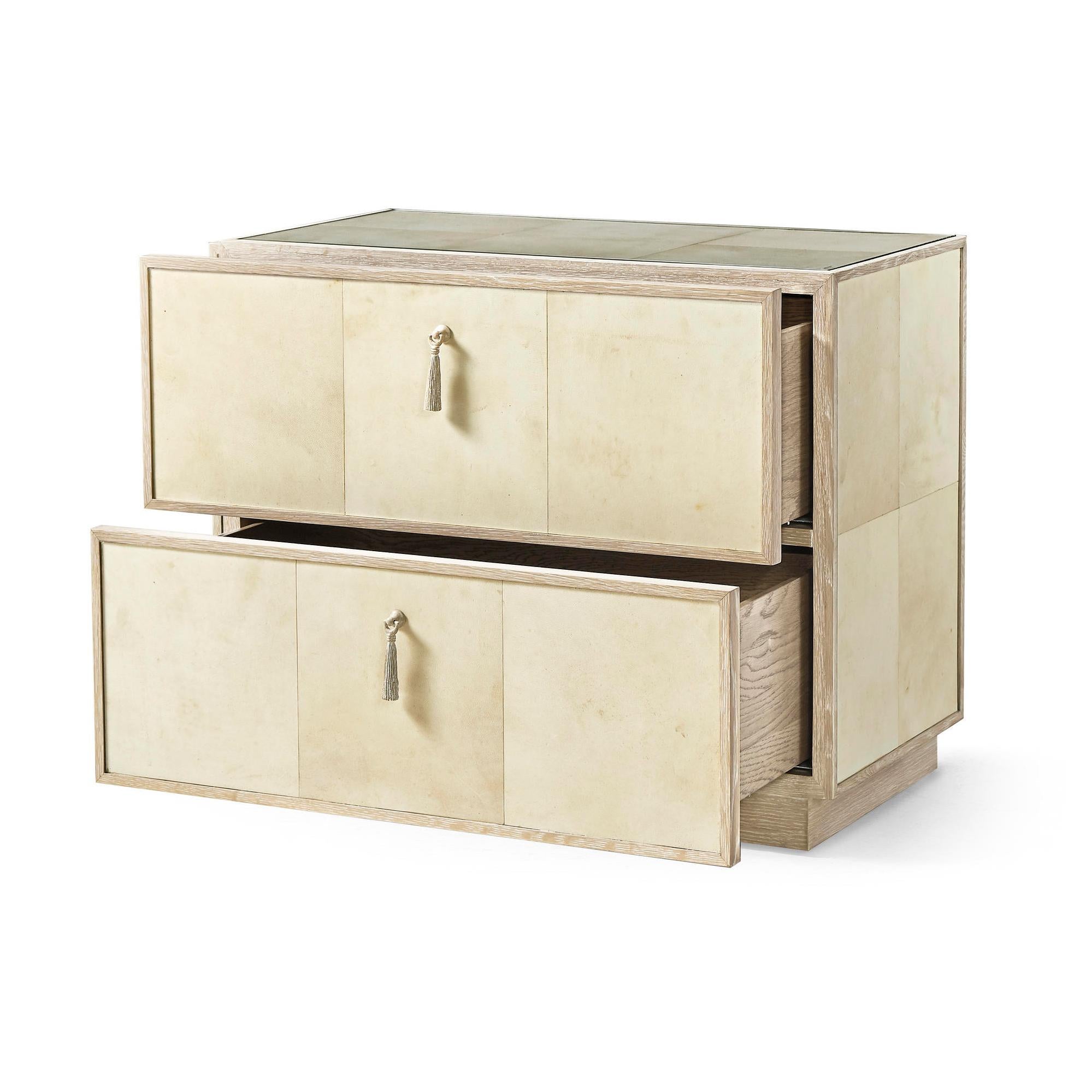 modern organic bedside table