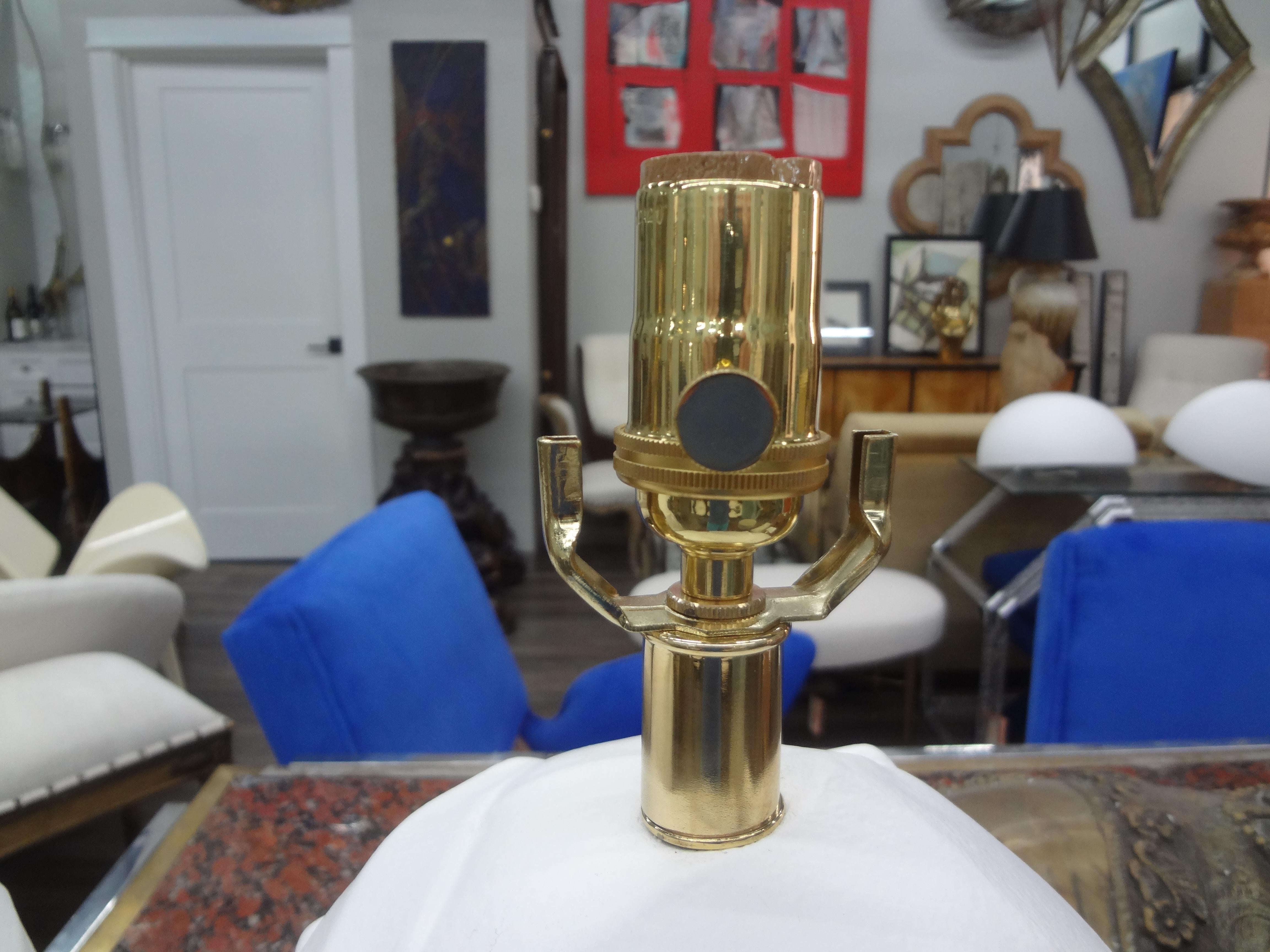 Pair of Organic Modern Plaster Lamps After Dorothy Draper 4