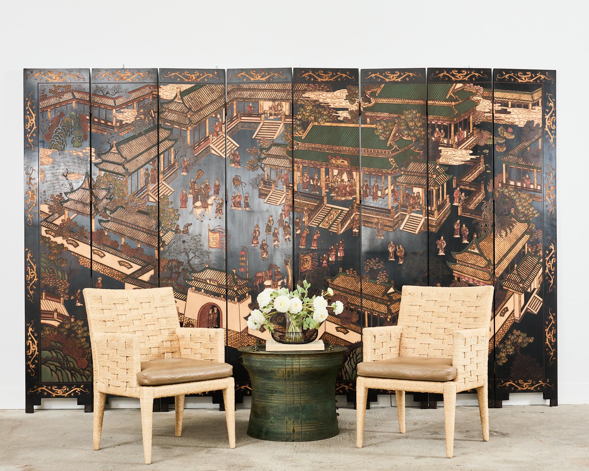 Gorgeous pair of hardwood rope armchairs made in the California coastal organic modern style by artisans at The Wicker Works San Francisco, CA. Known as the Hopkins chair (model #9303-FO) it features a hardwood frame covered with woven natural rope