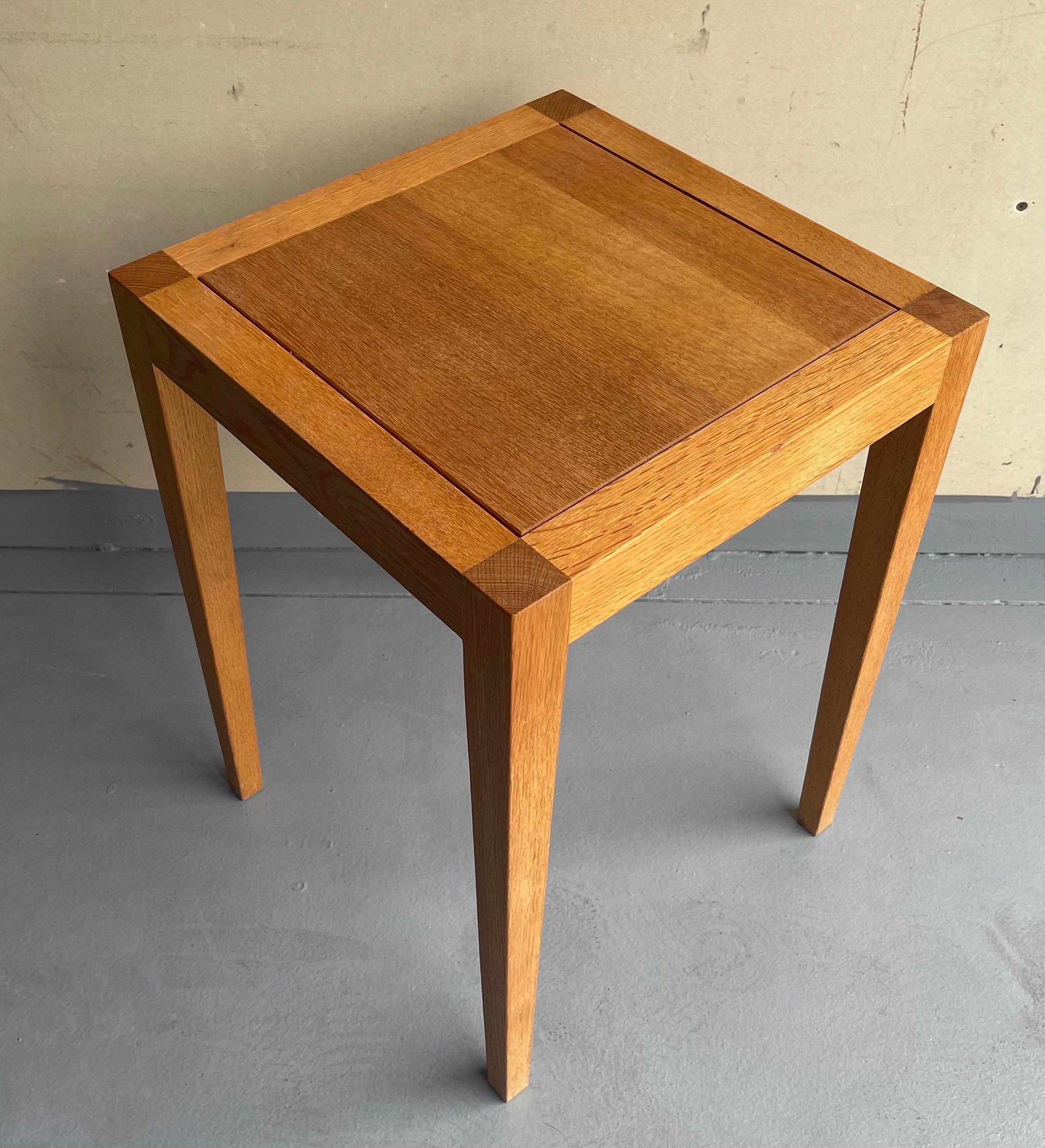 Pair of Organic Modern Square Nesting Tables by Gunther Lambert For Sale 2