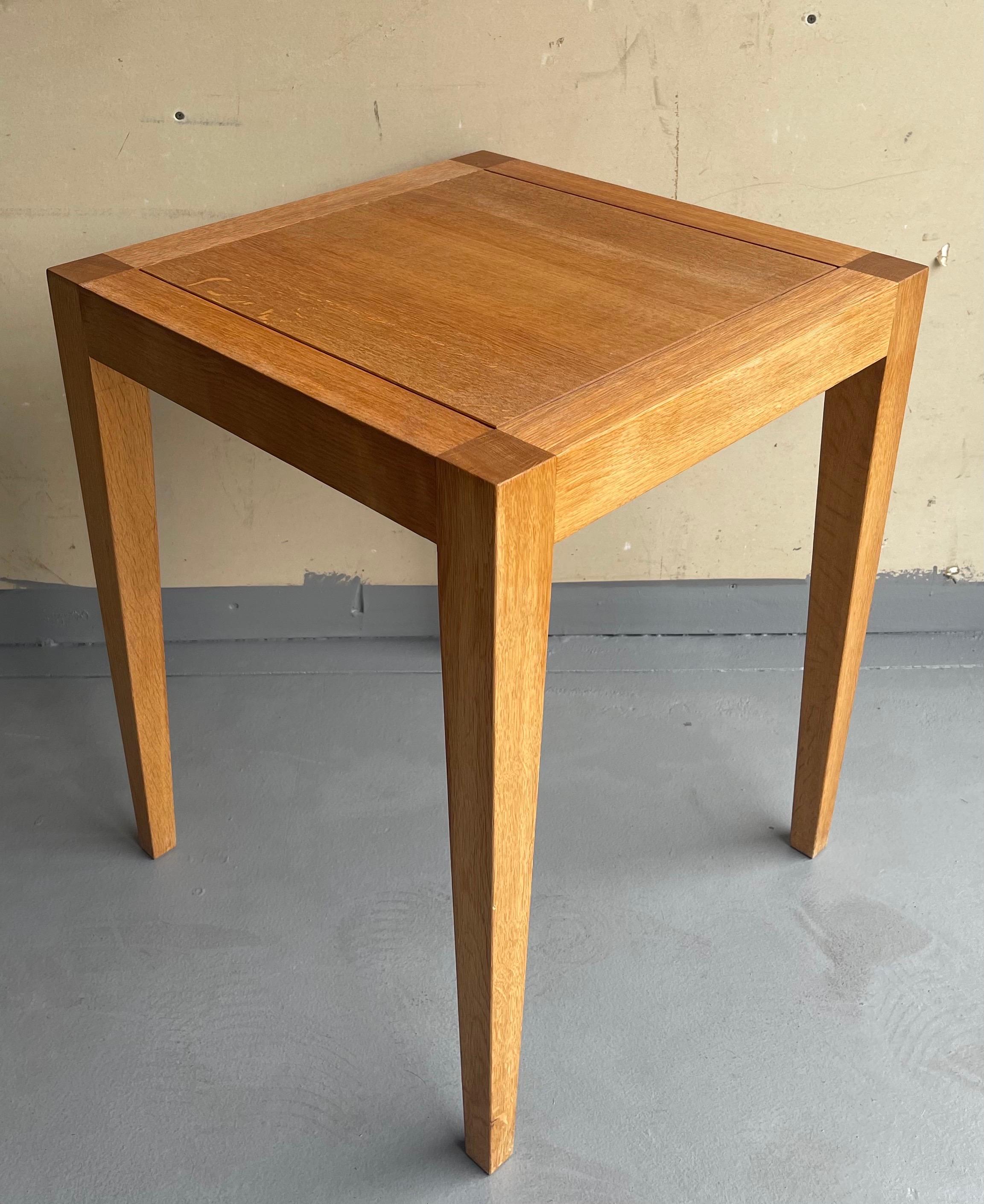 Pair of Organic Modern Square Nesting Tables by Gunther Lambert For Sale 4