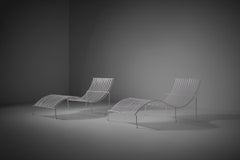 Pair of Organic shaped Sunbeds, Italy 1950s