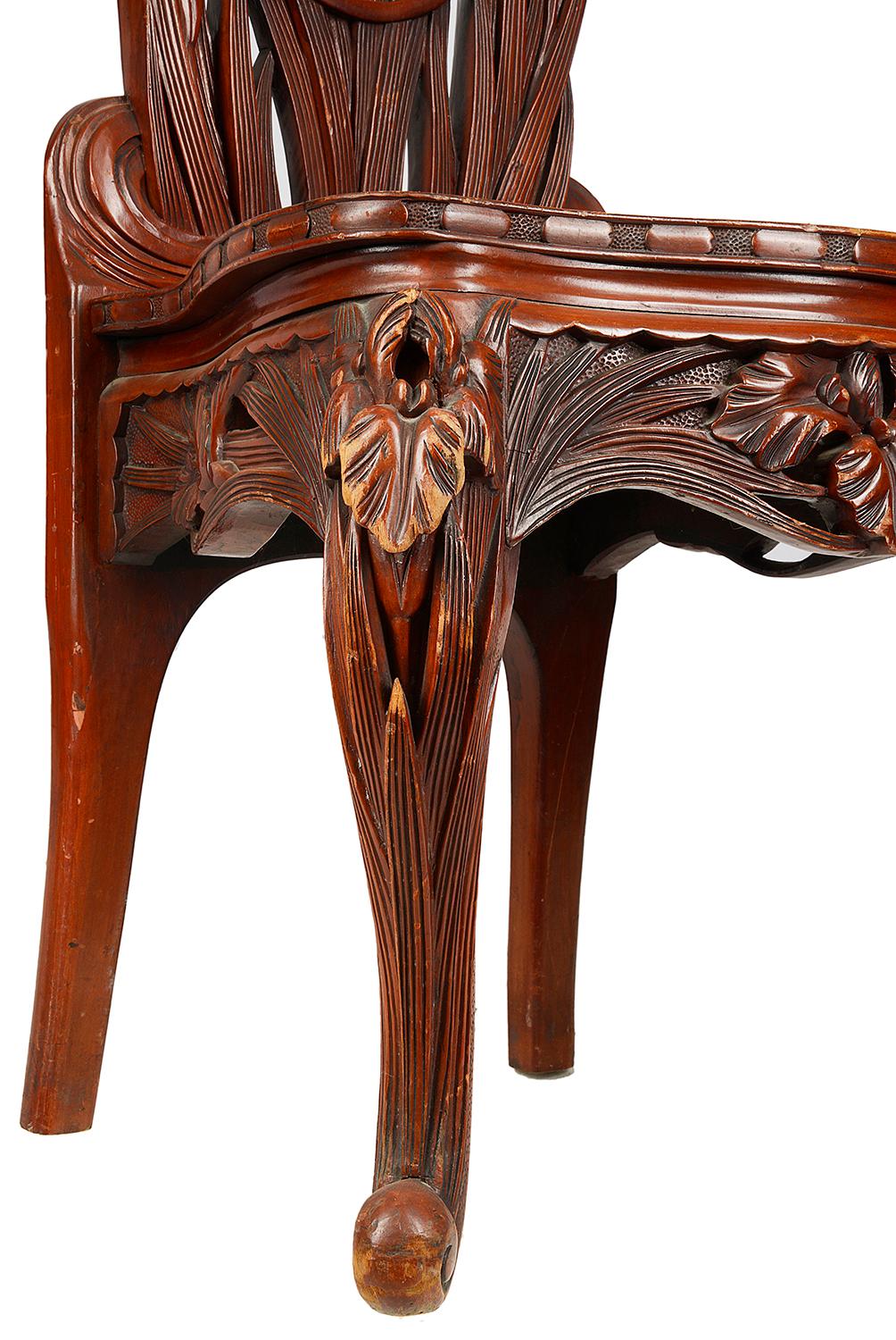 Paire de chaises orientales, XIXe siècle en vente 1