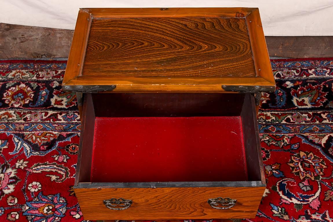 Pair of Oriental Exotic Wood Bedside Chests 2