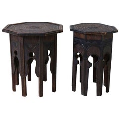 Pair of Oriental Side Tables, Early 20th Century
