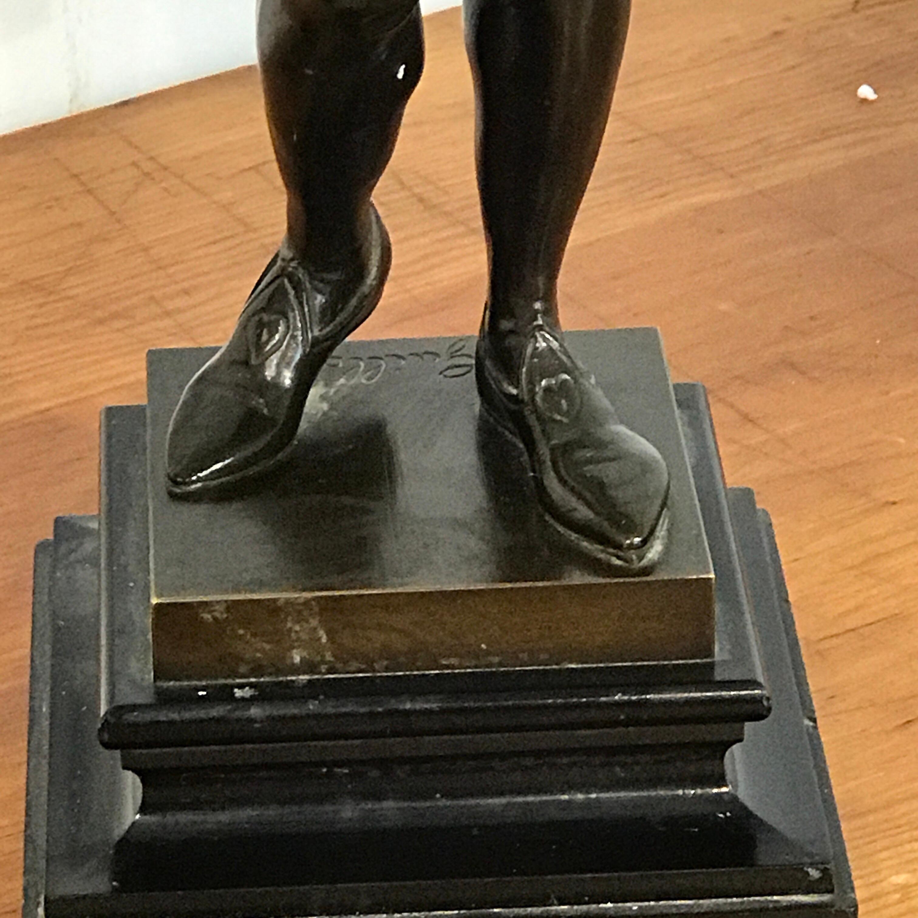 Pair of Orientalist Bronzes of Standing Turks, Signed Guillot For Sale 4