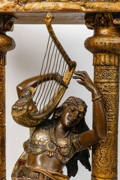 Pair of Orientalist Sculptures, Forming a Jardinière, Ottoman Art.