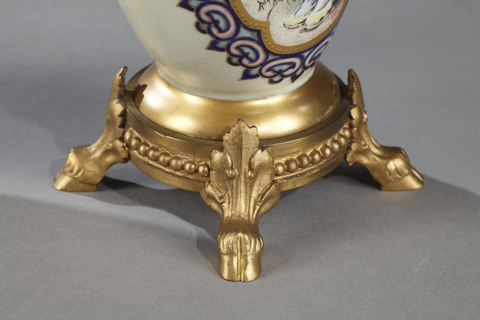 Pair of Orientalist Vases Signed RSA Bellanger 3