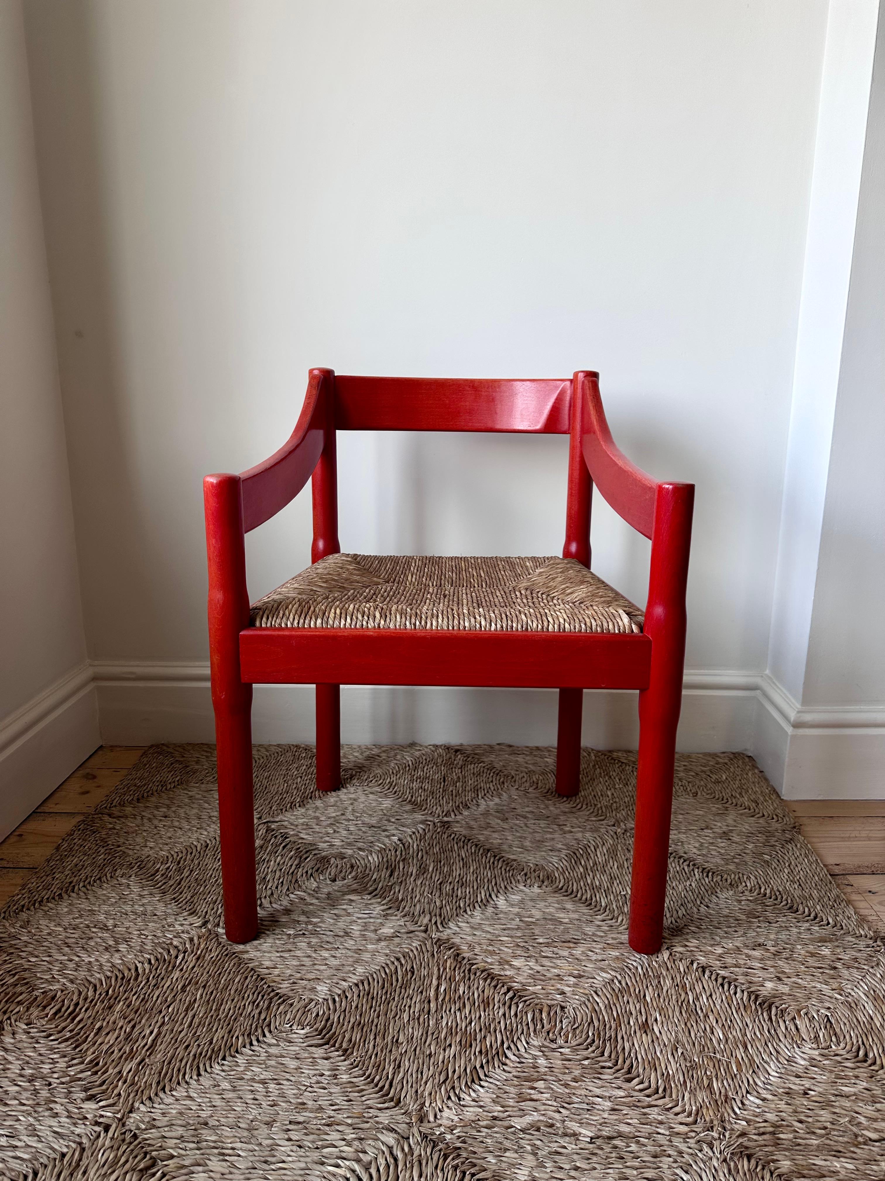 Pair of Original 1960s Carimate Dining Chairs By Vico Magistretti 7