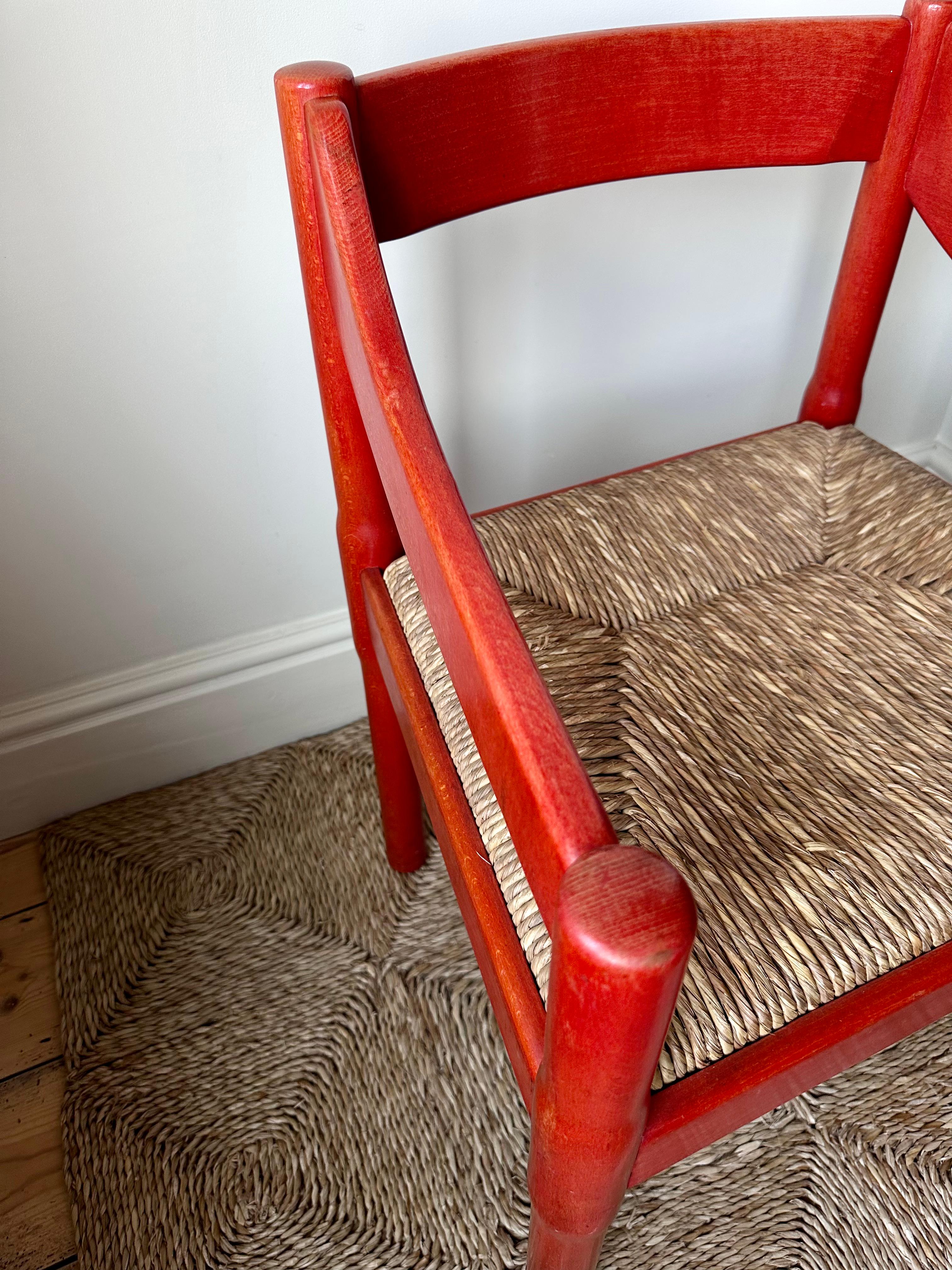 Pair of Original 1960s Carimate Dining Chairs By Vico Magistretti 14