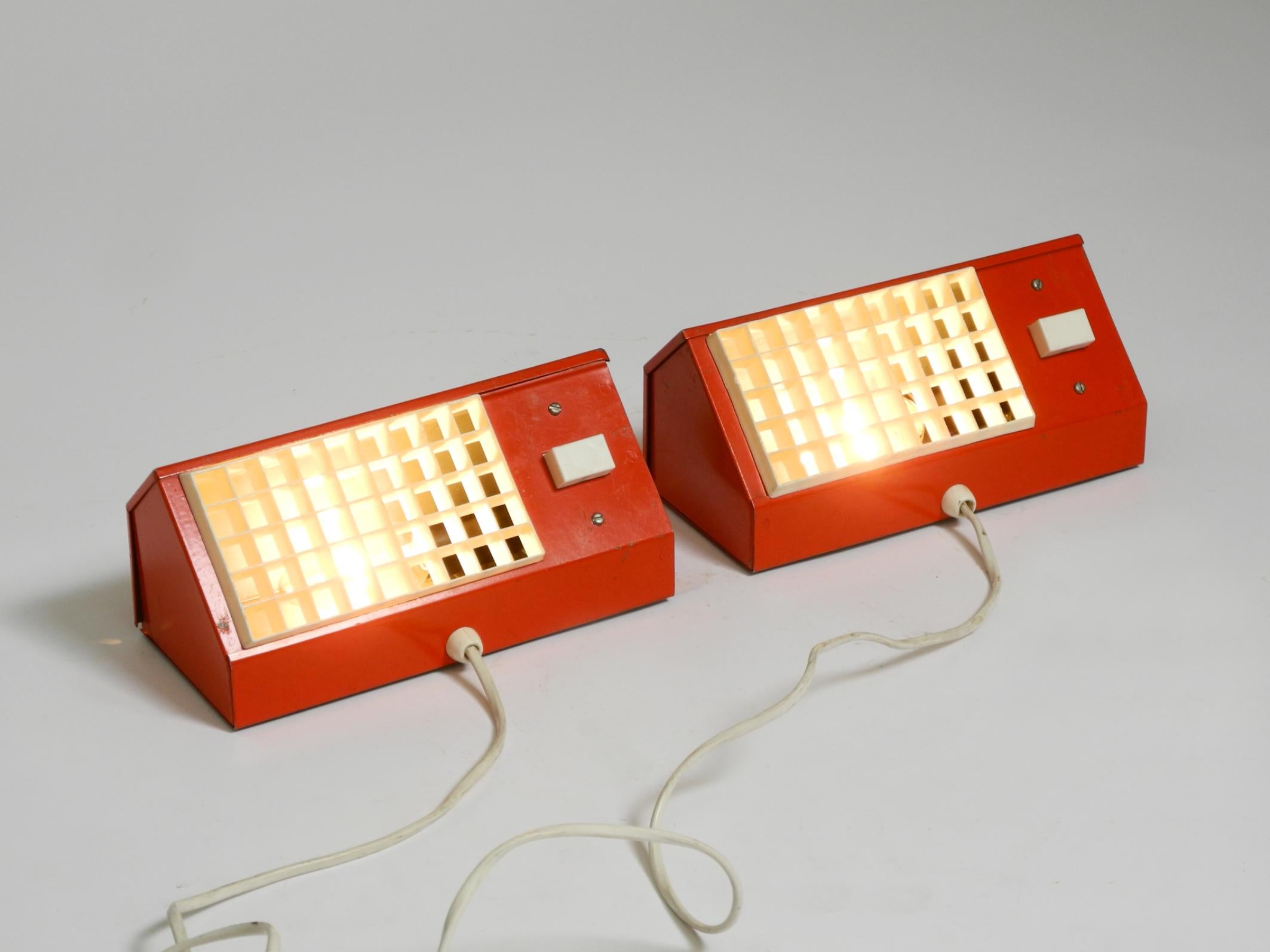 Paar originale 60er Jahre Elidus Metallwandlampen von Hans-Agne Jakobsson Typ 9005 (Mitte des 20. Jahrhunderts) im Angebot