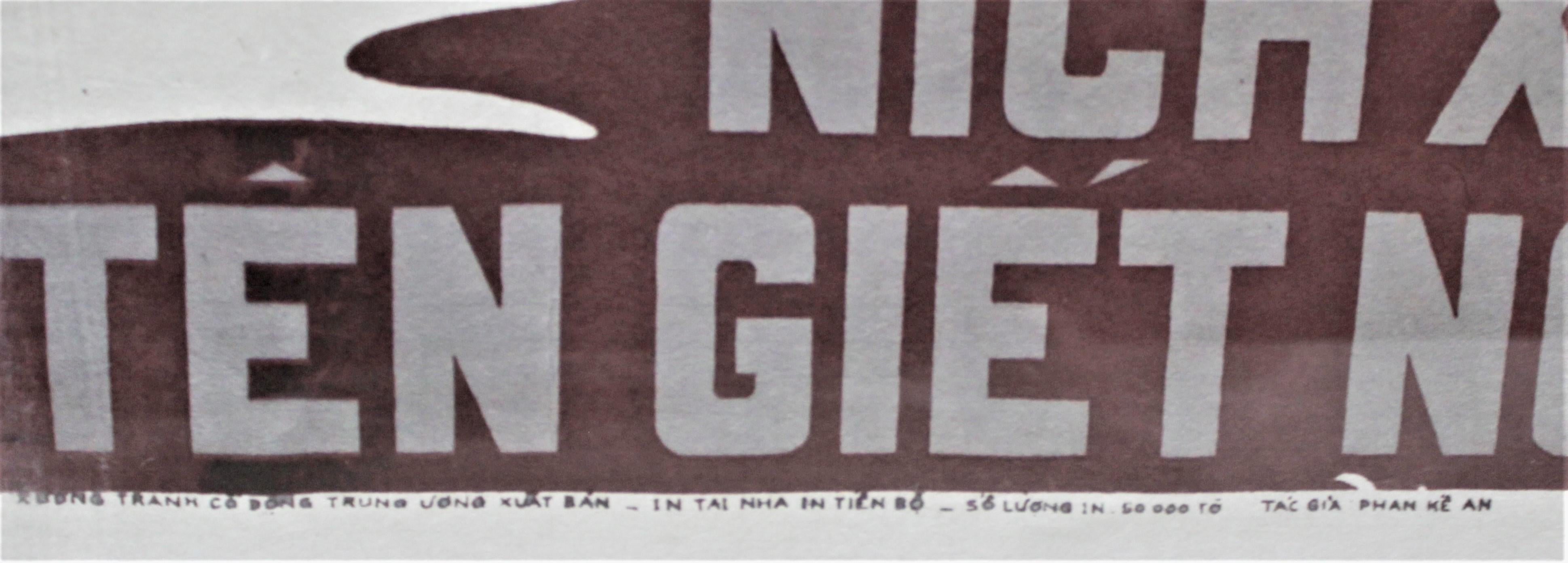 Zwei originale Anti-Vietnamkrieg- und Anti-Präsident Nixon-Plakate auf schwerem Papier (Gepresst) im Angebot