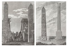 Pair of Original Antique Prints of Ancient Egypt, Circa 1800