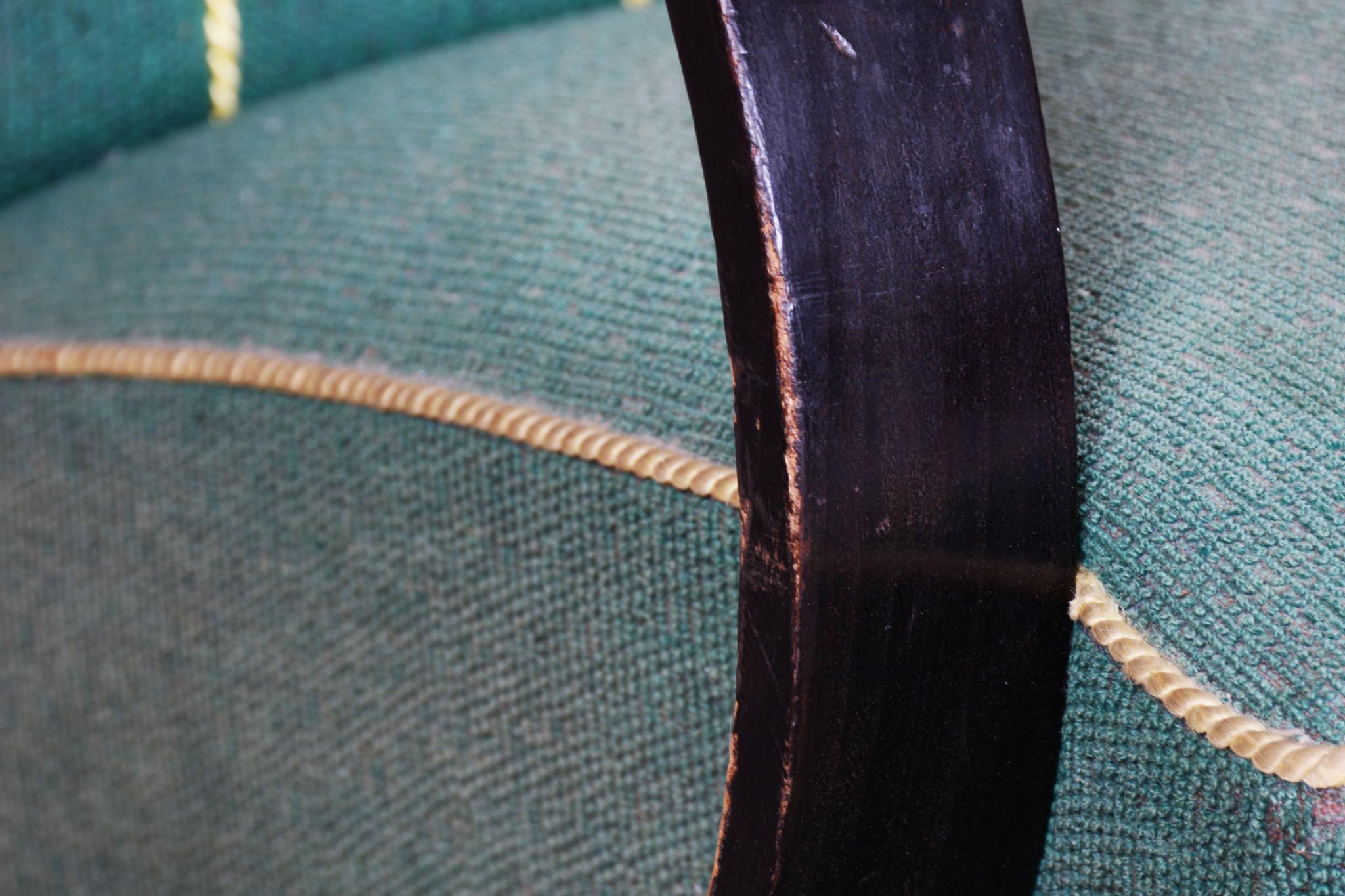 Pair of Original Art Deco Armchairs, Jindrich Halabala, UP Zavody, Czech, 1930s For Sale 4