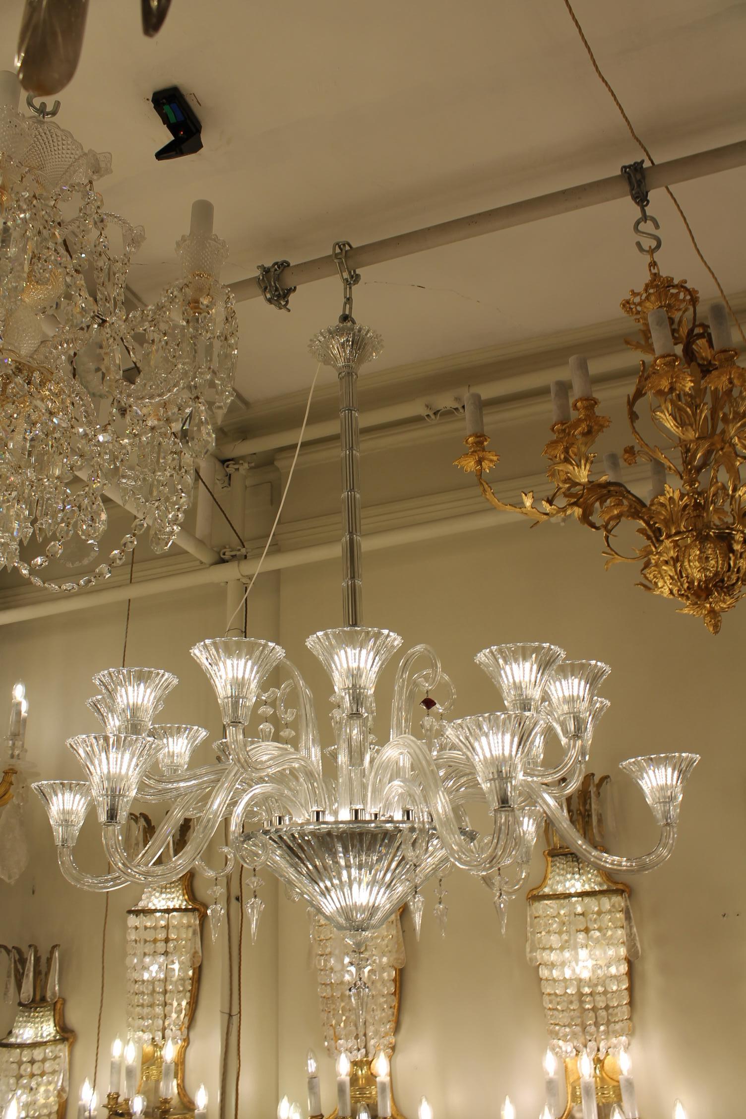Pair of original Bacarrat Mille Nuits 18L crystal chandeliers im Zustand „Hervorragend“ im Angebot in London, GB