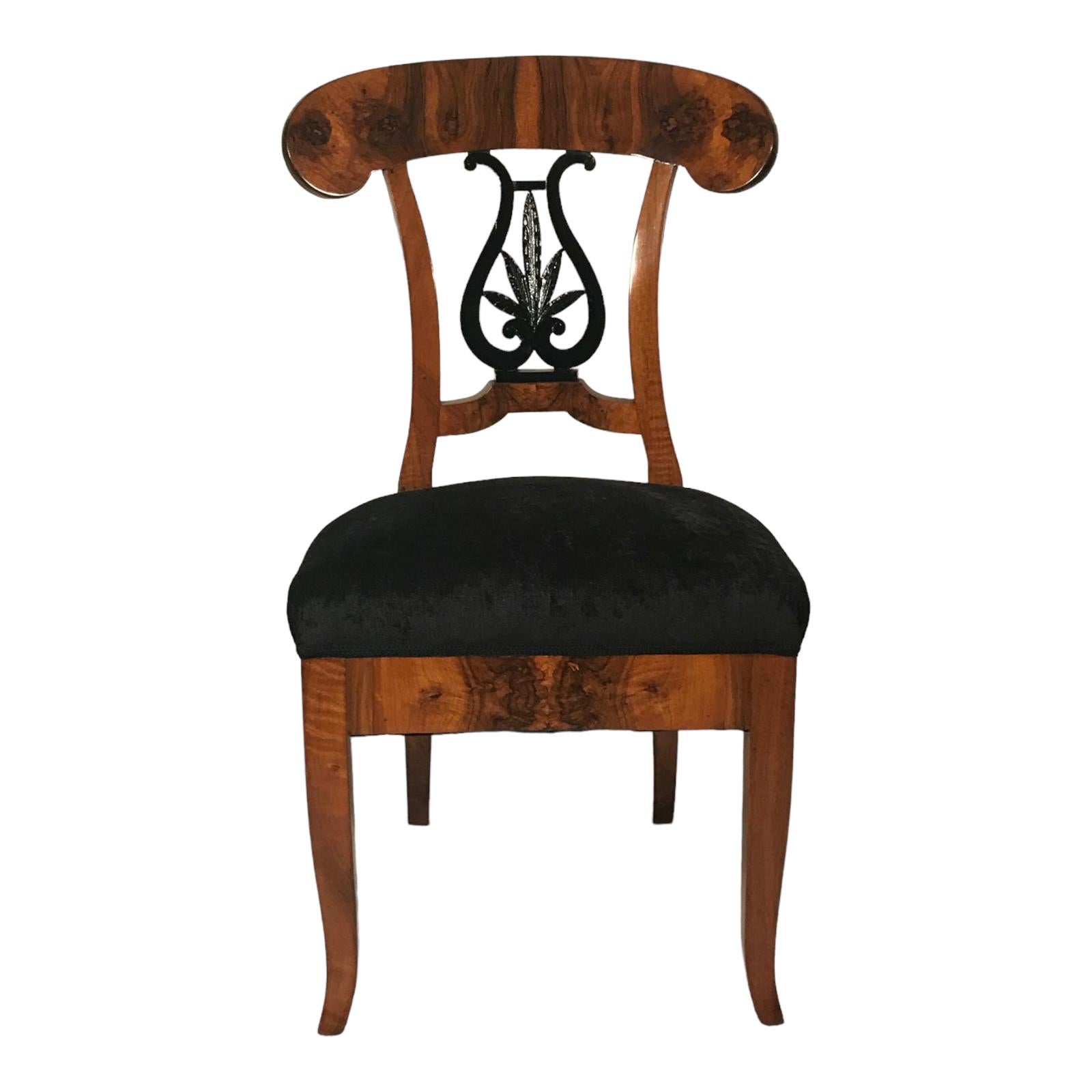 Début du XIXe siècle Paire de chaises Biedermeier originales, 1820 en vente