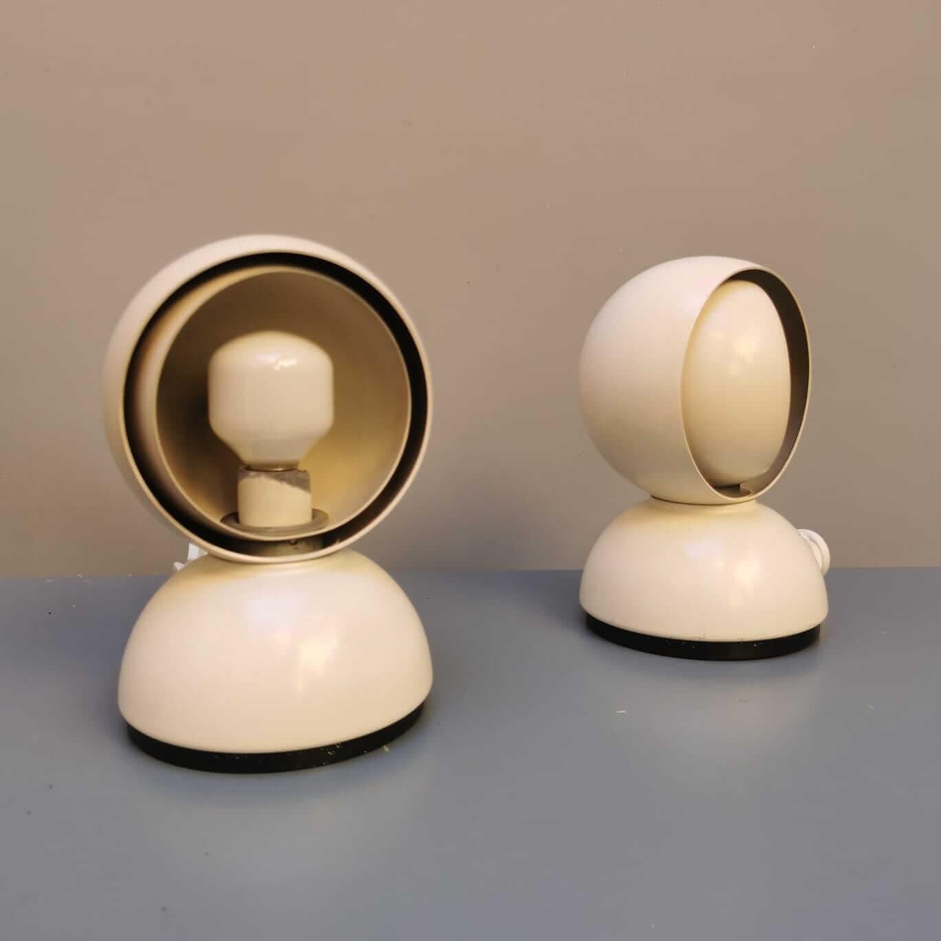 Modern Pair of Original Eclisse Lamps, Vico Magistretti, Artemide, 60s For Sale