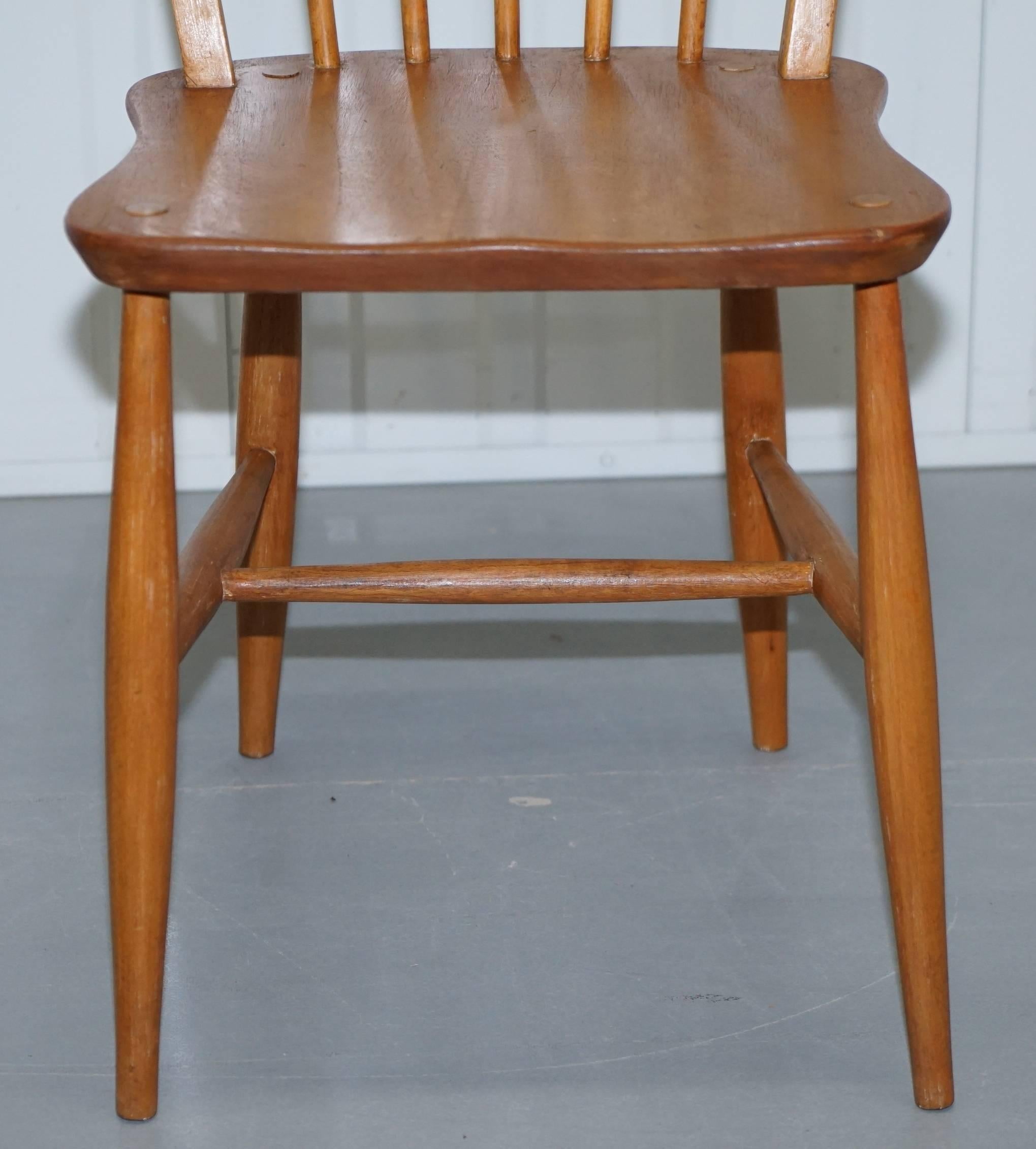 ercol spindle back chairs