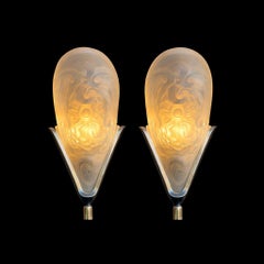 Pair of Original French Art Nouveau Wall Sconces