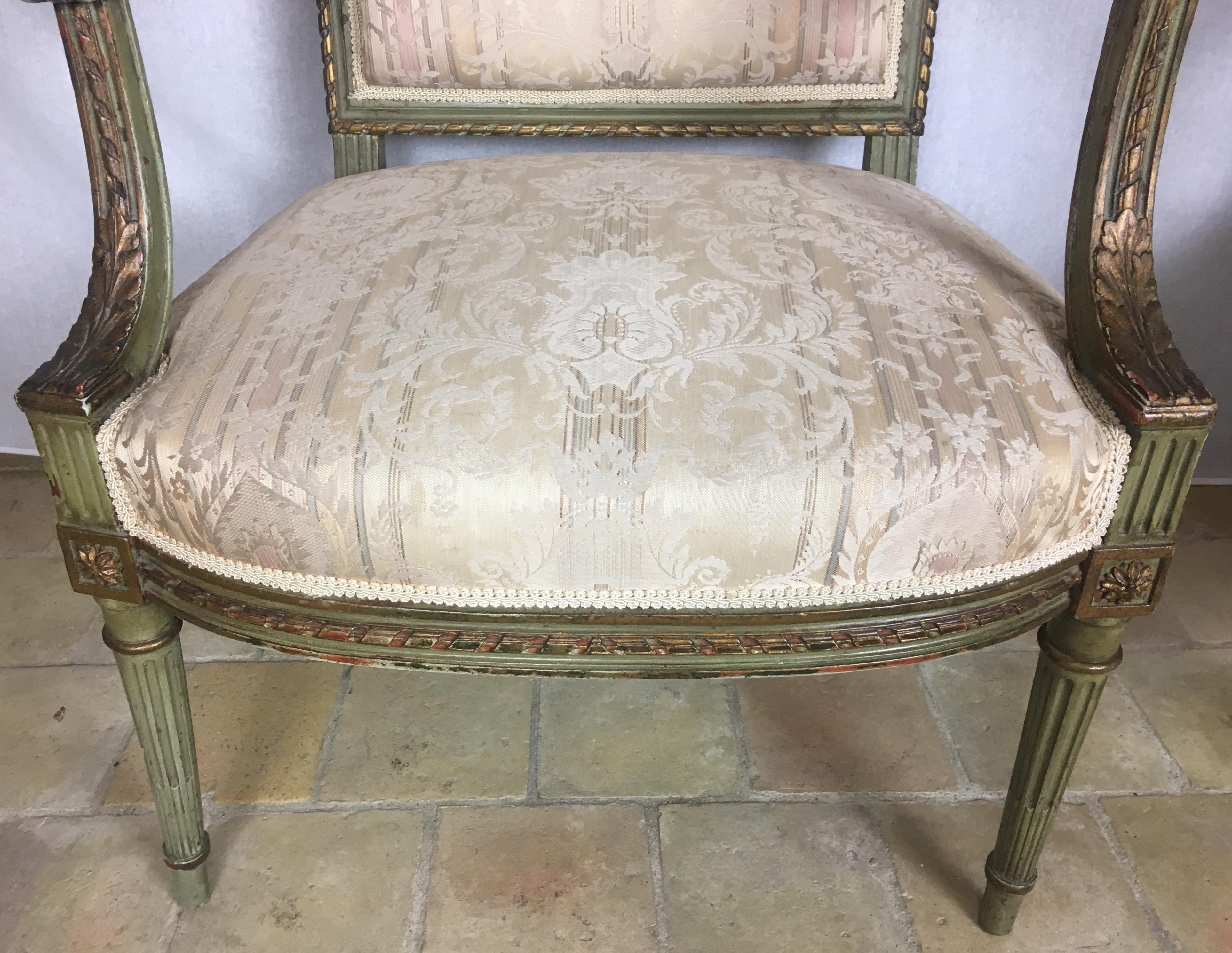 louis xvi armchairs for sale
