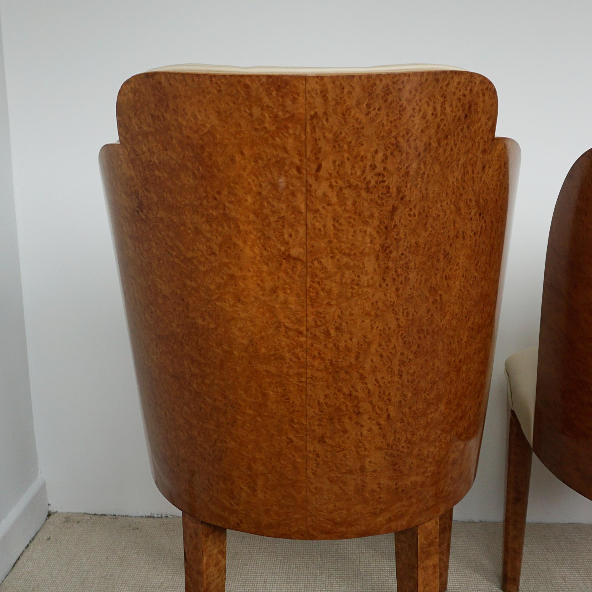 Leather Pair of Original Harry & Lou Epstein Art Deco Cloud Chairs 