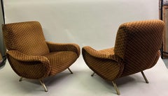 'Pair of Original Italian Mid-Century 'Lady' Chairs by Marco Zanuso & Arflex