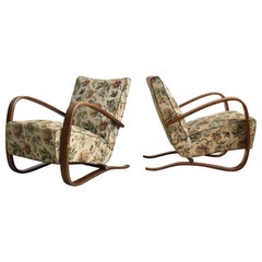 Pair of Original Jindrich Halabala Armchairs – H269 Model For Up Zavody