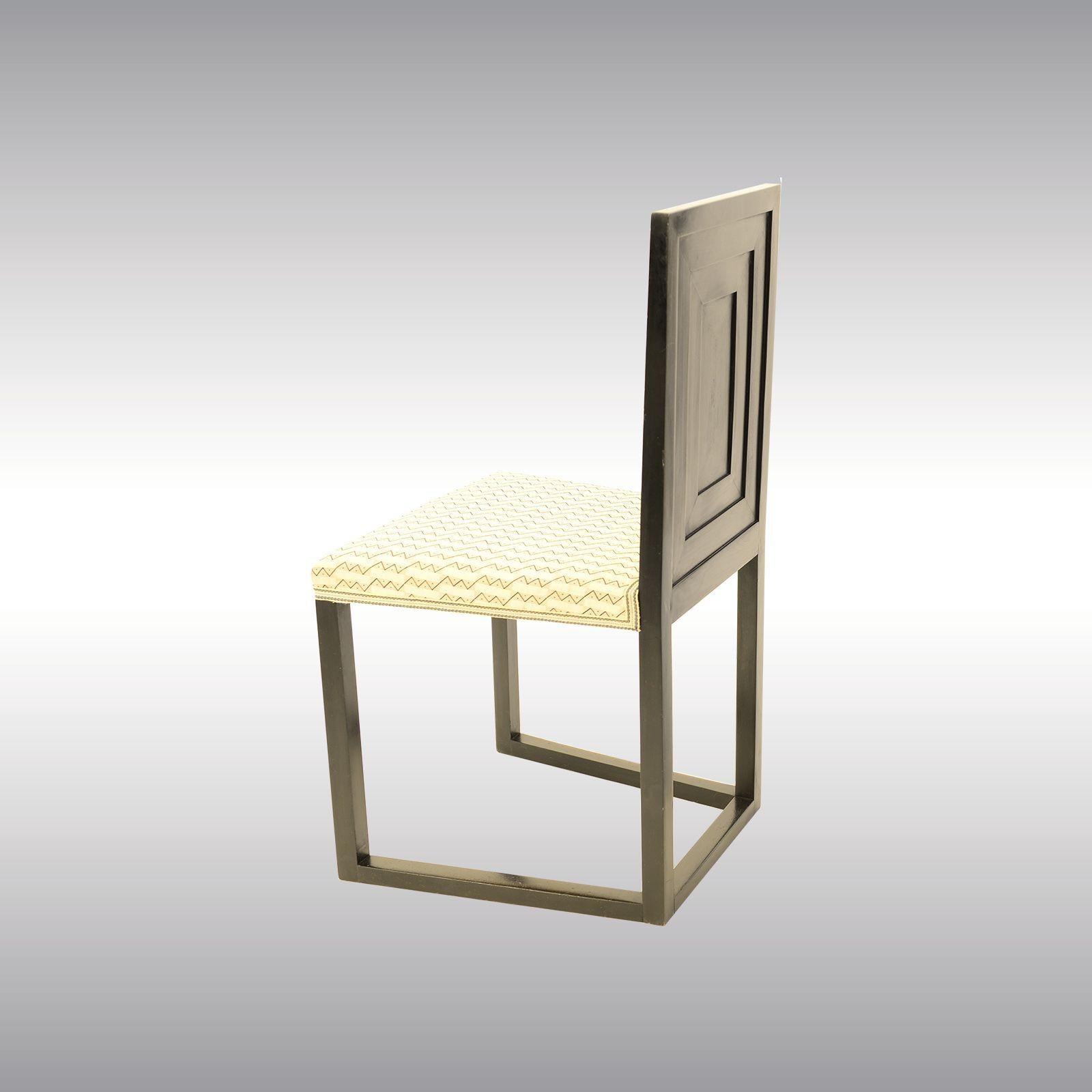 Paar Original Josef Hoffmann & Wiener Werkstätte Stühle 1904 Jugendstil (Handgefertigt) im Angebot