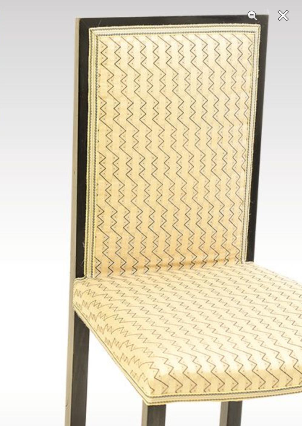 Paar Original Josef Hoffmann & Wiener Werkstätte Stühle 1904 Jugendstil (20. Jahrhundert) im Angebot