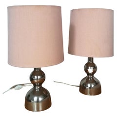 Pair of Original Kalmar Table Nightstand Lamps, Austria, 1960s