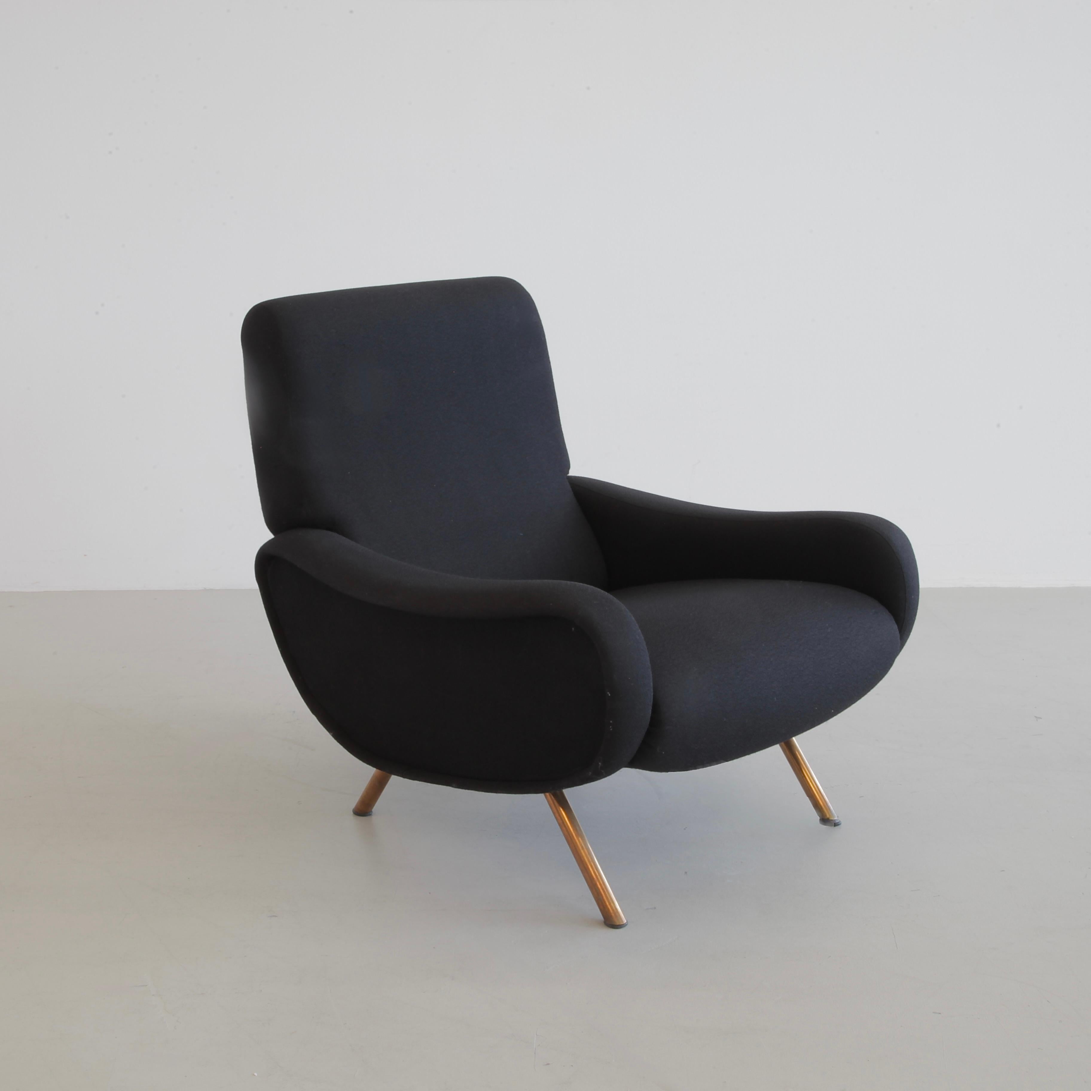 Pair of original LADY Armchairs by Marco ZANUSO, Arflex Italy 1950s In Fair Condition In Berlin, Berlin