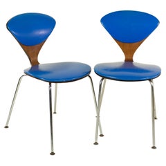 Pair of original Norman Cherner for Plycraft side-chairs, Mid-Century Modern