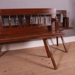 Original bemalte österreichische Bänke, Paar