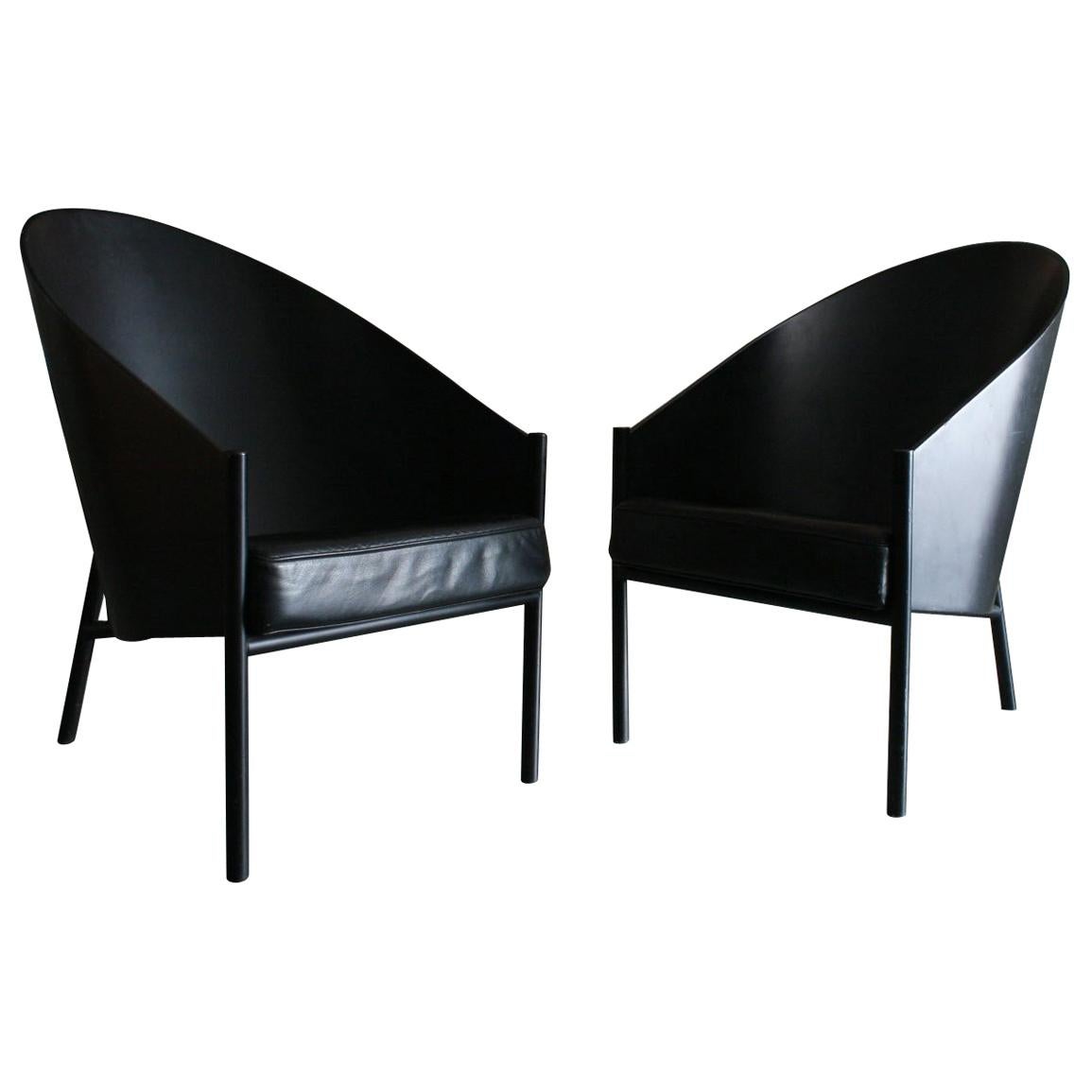 Pair of Original Pratfall Lounge Chairs by Philippe Starck for Aleph Ubik