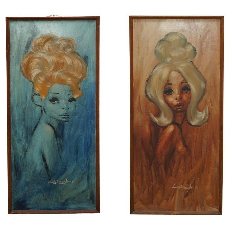 Pair of Original Signed with Certificates Barry Leighton Jones Oil