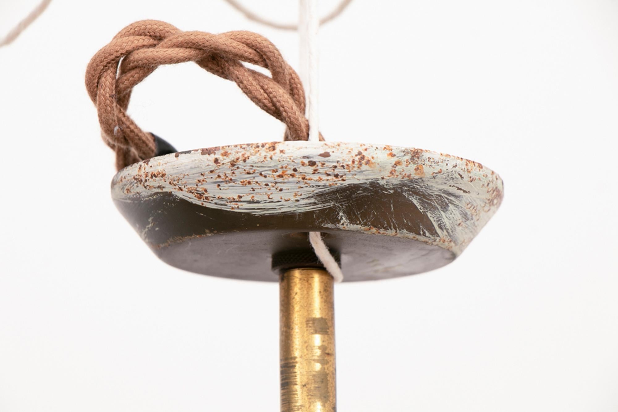 Mid-20th Century Pair of Original Stilnovo Urchin Cone Lights c.1950