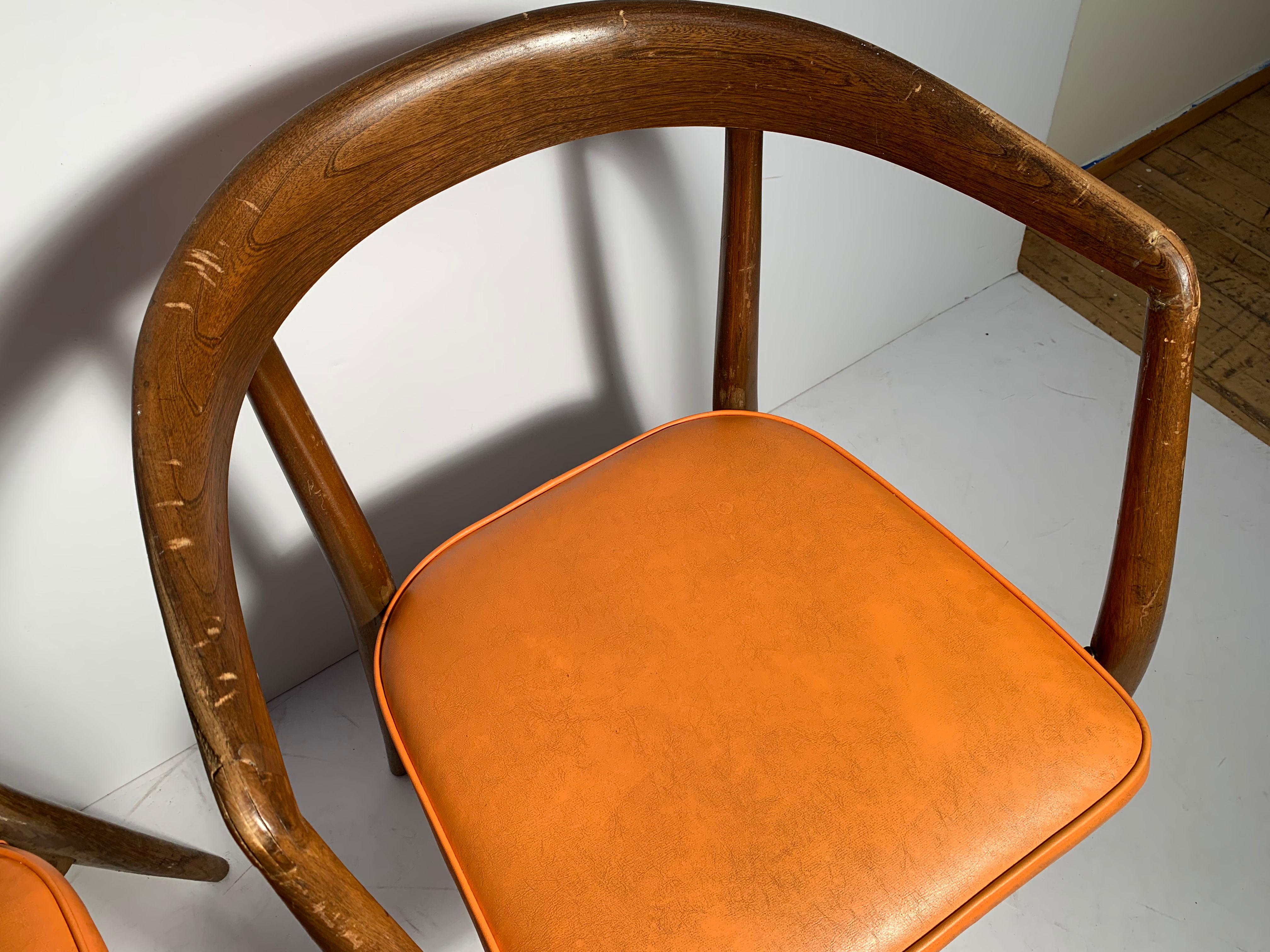 Paire de fauteuils vintage originaux Lawrence Peabody en vente 3