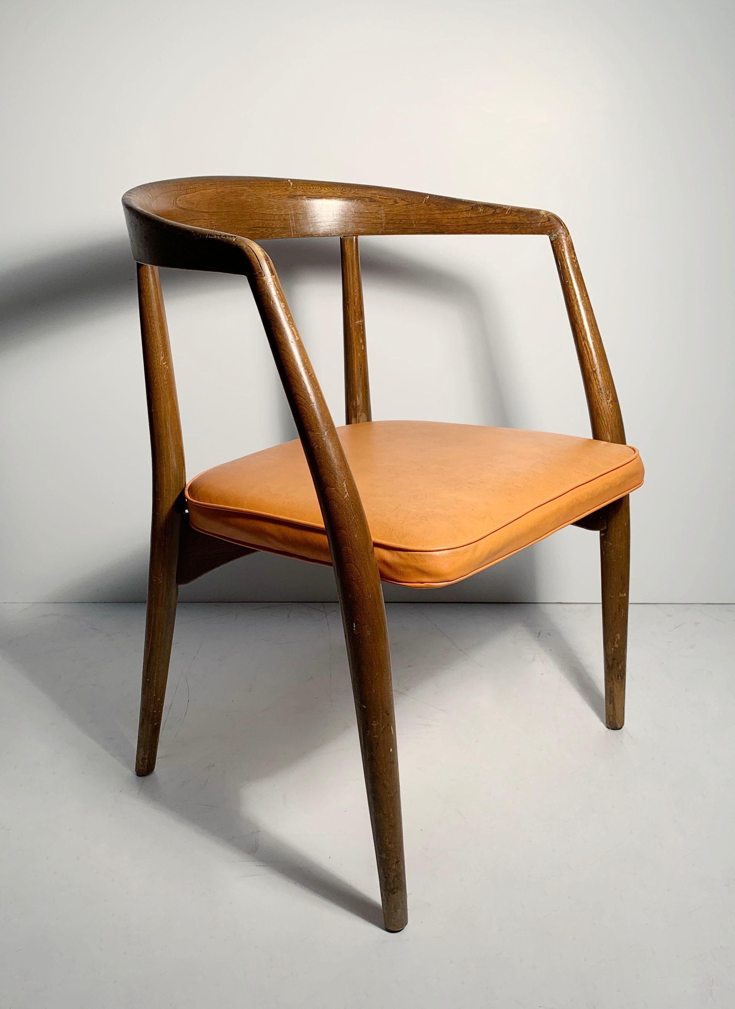 Mid-Century Modern Paire de fauteuils vintage originaux Lawrence Peabody en vente