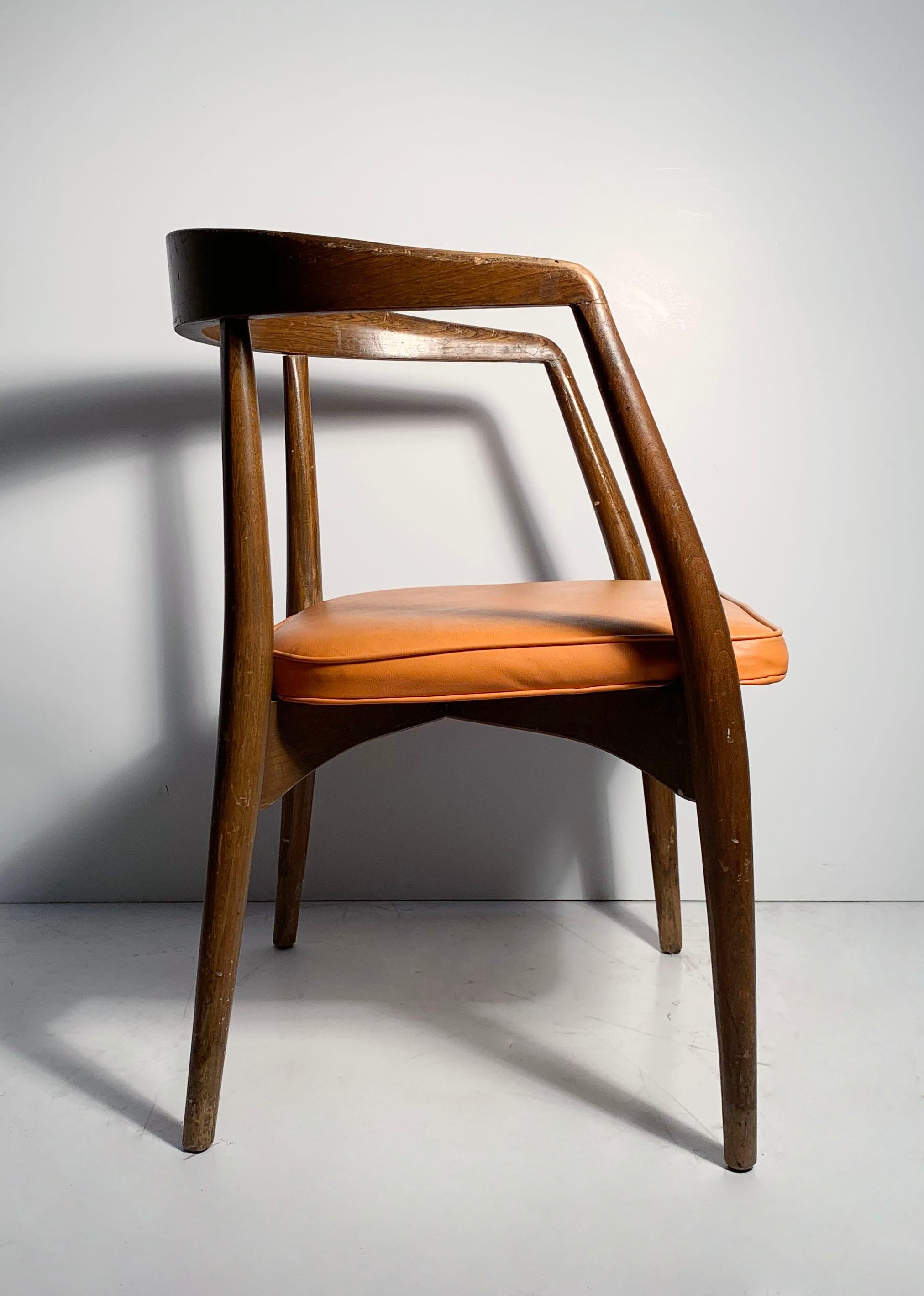 Américain Paire de fauteuils vintage originaux Lawrence Peabody en vente