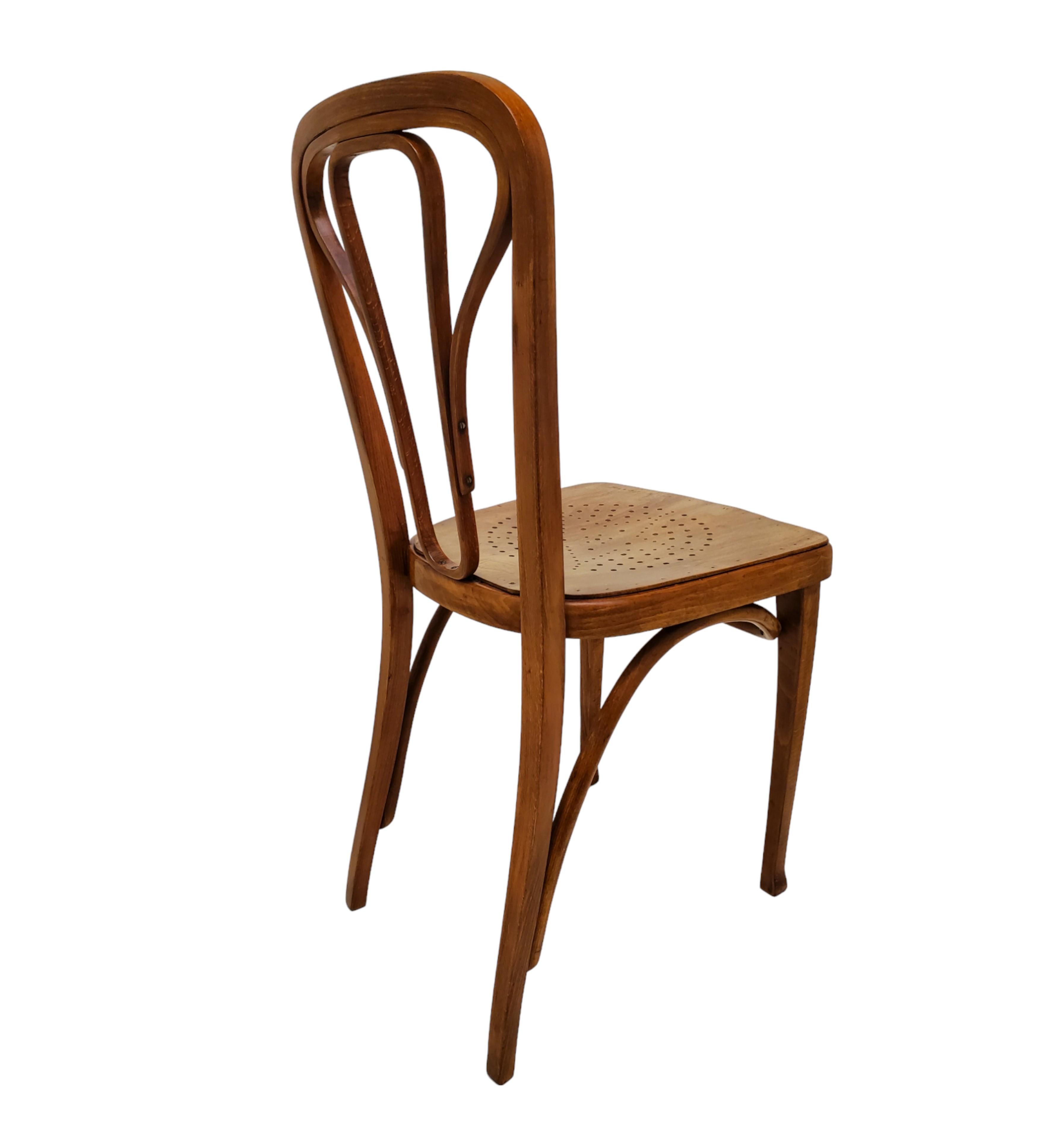  Pair of Original Wiener Werkstätte Thonet Side /Slipper/ Accent / desk Chairs  3