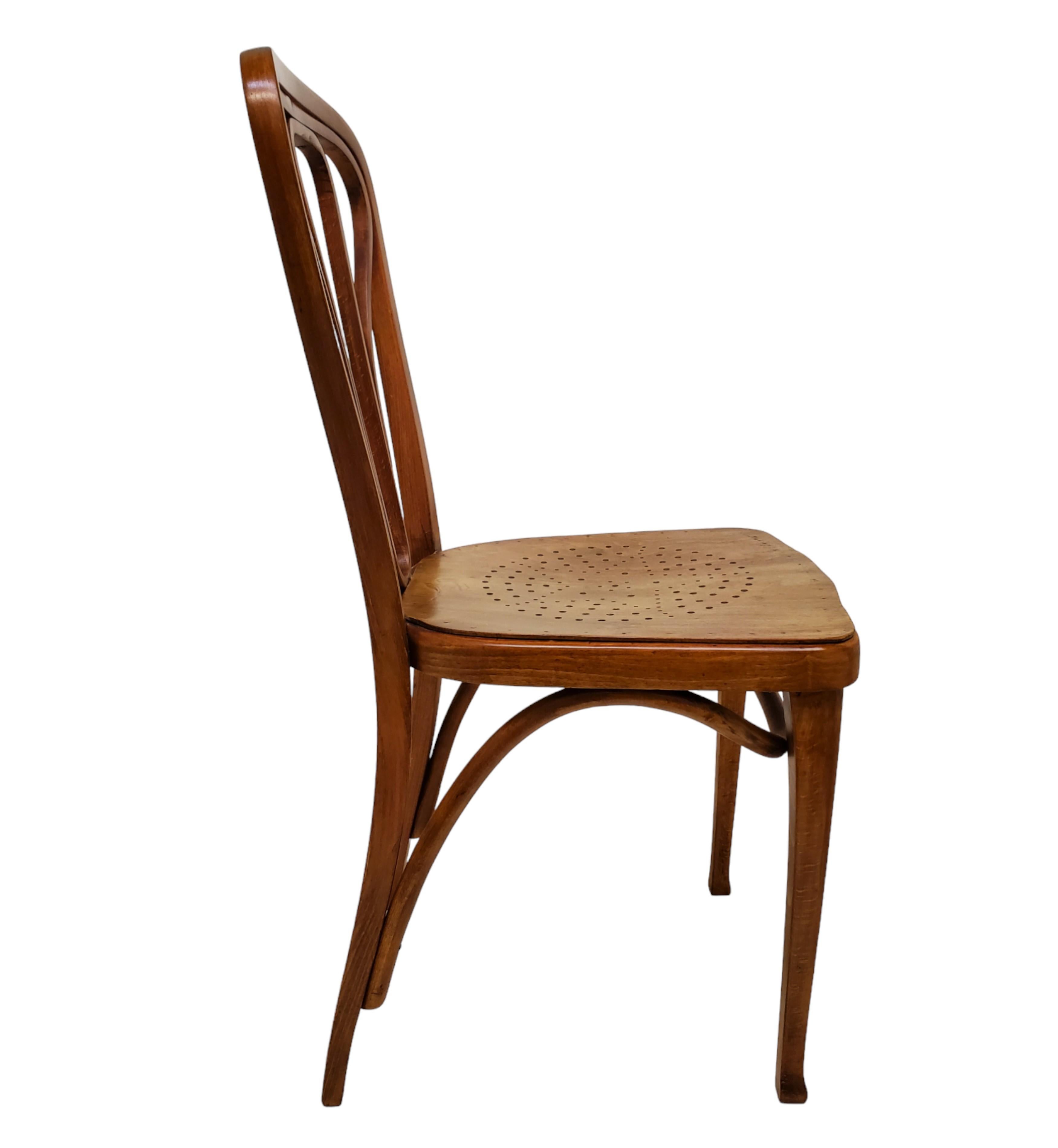  Pair of Original Wiener Werkstätte Thonet Side /Slipper/ Accent / desk Chairs  4