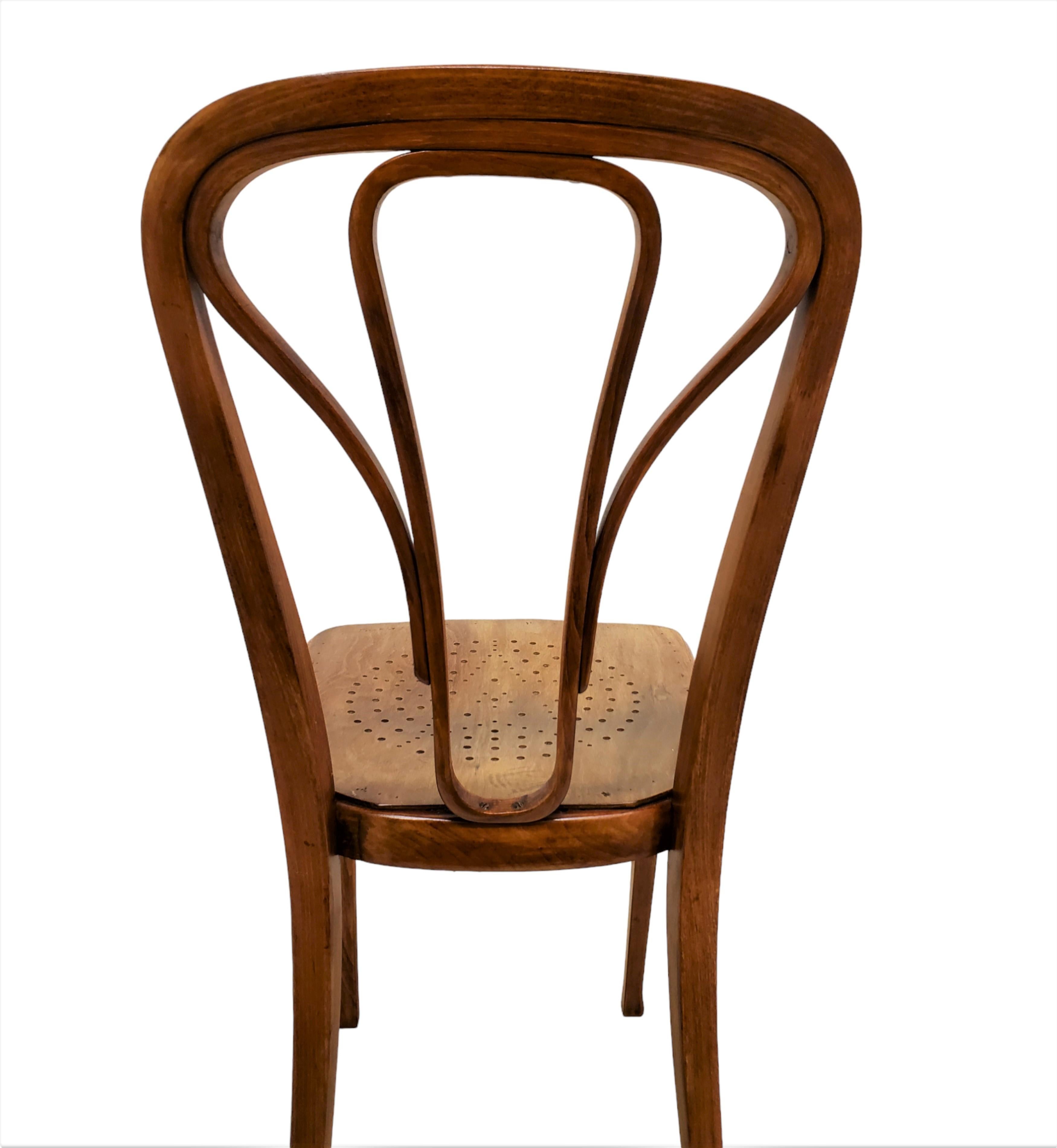  Pair of Original Wiener Werkstätte Thonet Side /Slipper/ Accent / desk Chairs  1