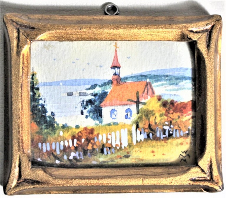 Pair of Original Willard Morse 'William' Mitchell Framed Watercolor