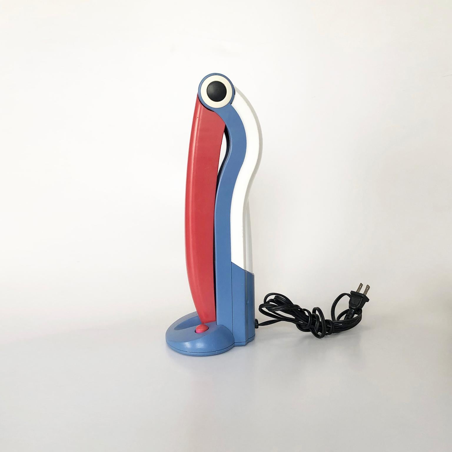 Modern Pair of Originals Toucan Table Lamps by H.T Huang