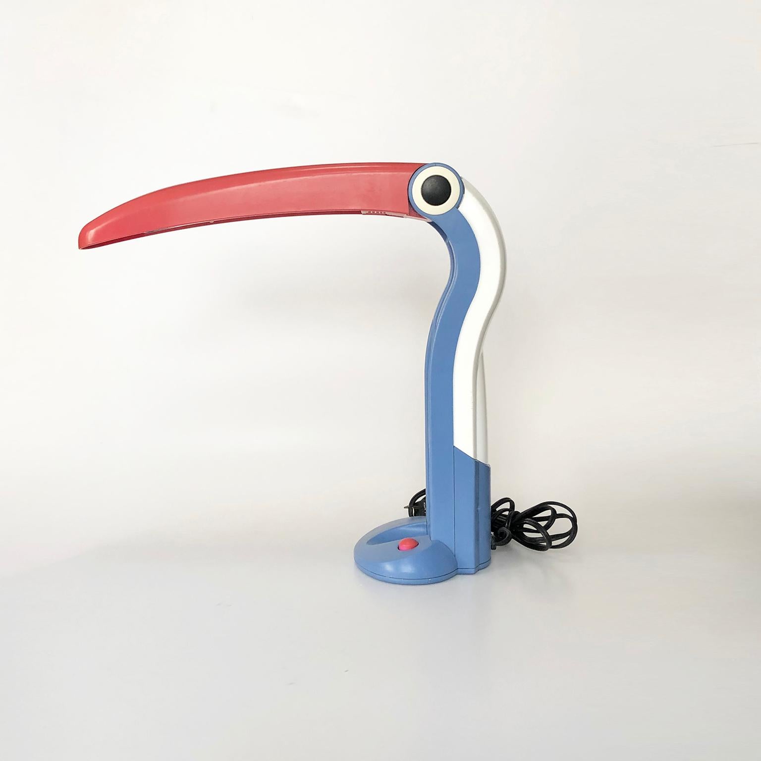 Hong Kong Pair of Originals Toucan Table Lamps by H.T Huang