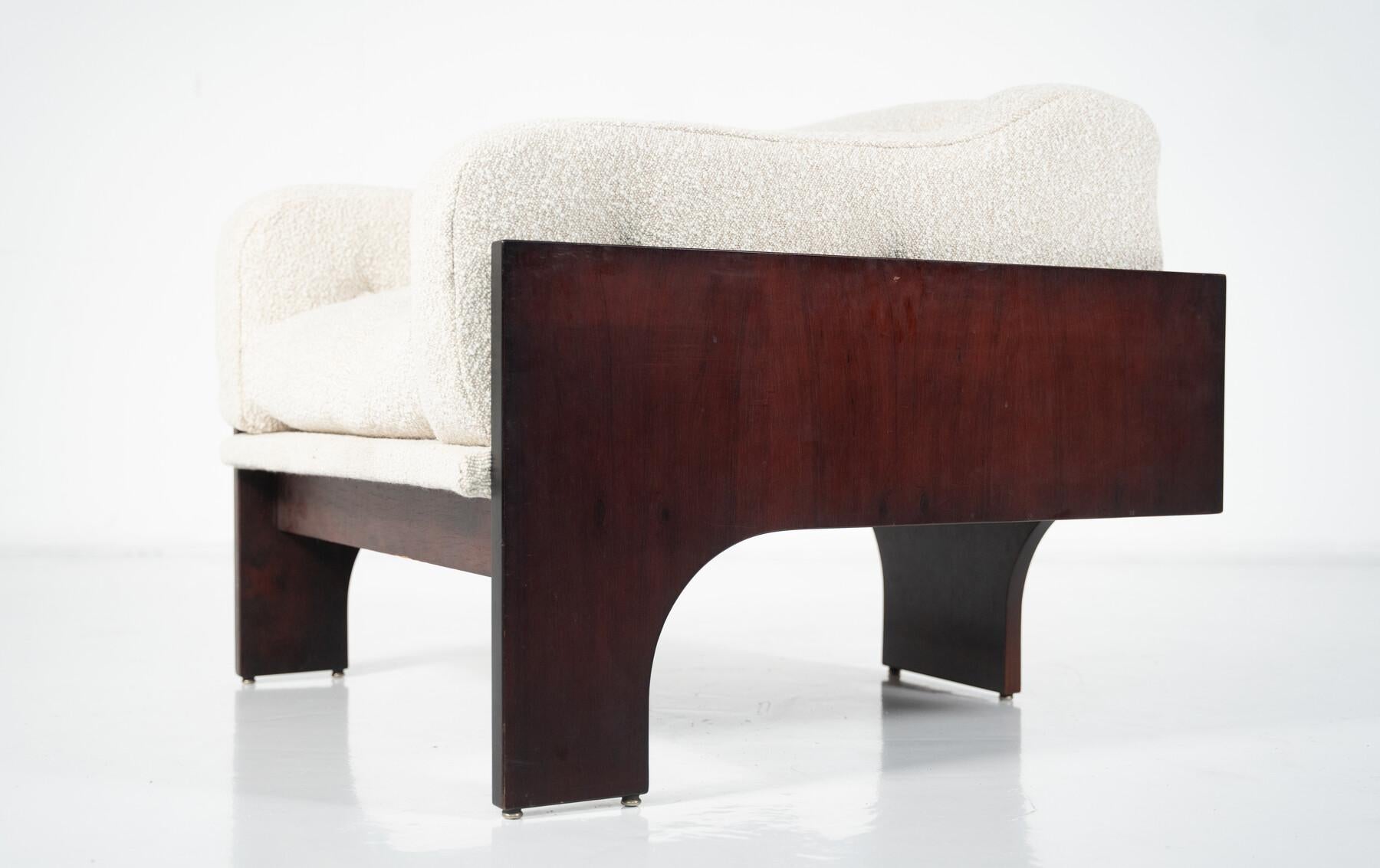 Pair of Oriolo Armchairs by Claudio Salocchi for Sormani, 1960s For Sale 3