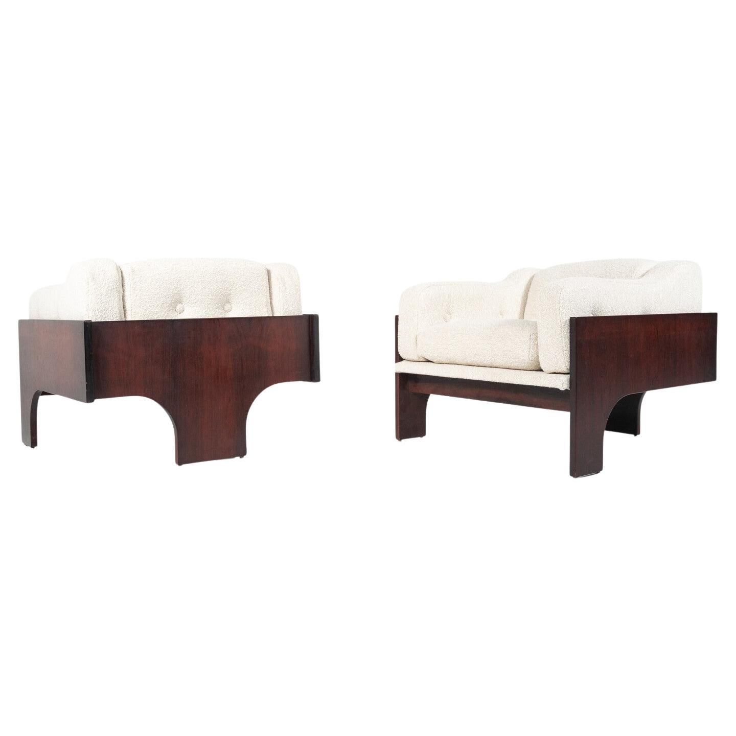 Pair of Oriolo Armchairs by Claudio Salocchi for Sormani, 1960s